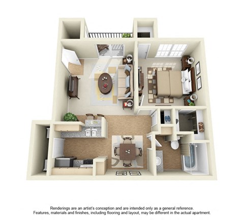 Creekside Apartments In Dallas, TX offers spacious 1 and 2 Bedroom Apartments!